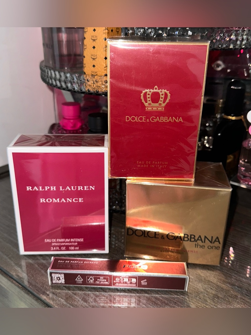 Empty D&G The One, Q by D&G, Ralph Lauren Romance,Polo Red Extreme,$506 Value - Picture 6 of 15